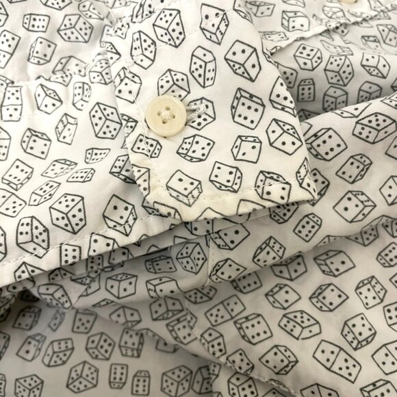 American Eagle Seriously Soft L/S Shirt Men's Sz L Novelty Dice Graphic Cotton - Picture 6 of 6